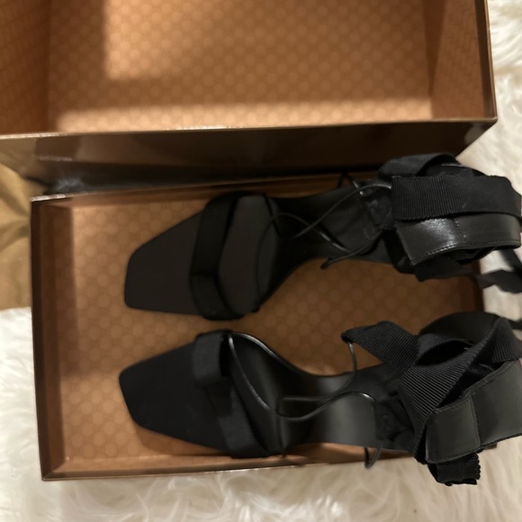 Gucci Black Strappy Heels - Picture 6 of 16